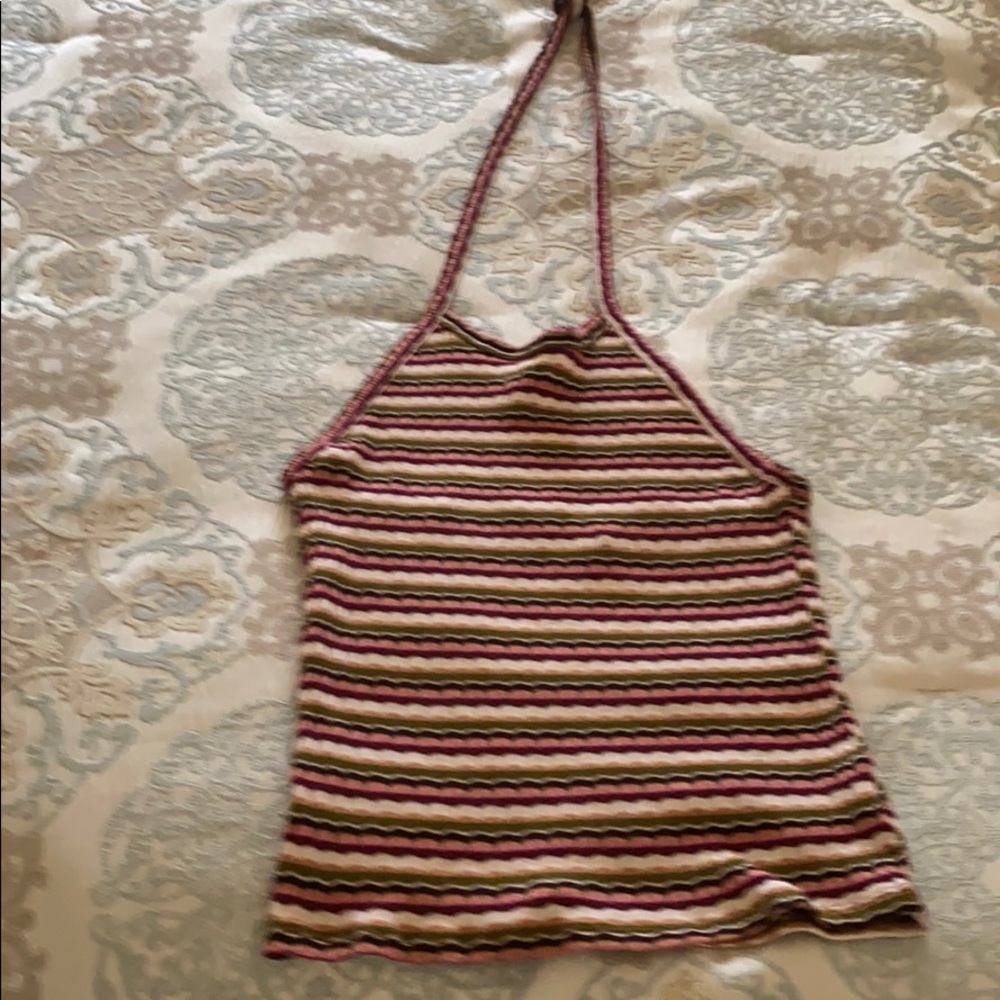 American Eagle 🦅 tank ties around neck